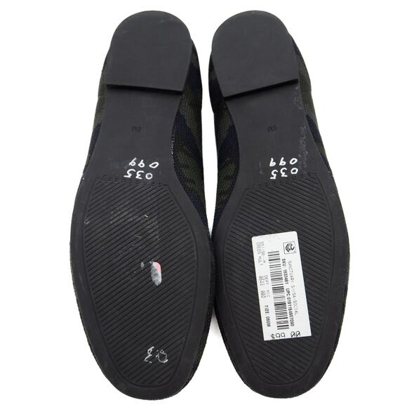 Sanctuary Knit Social Camo Ballet Flats Size 6 - Picture 8 of 10